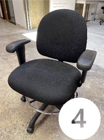 Black Task Chair