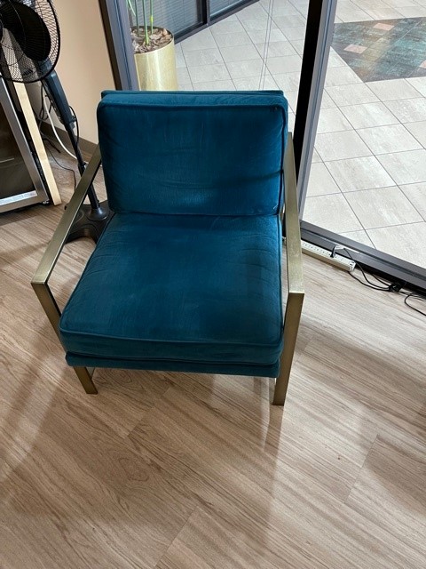 Knoll Blue Lounge Chair
