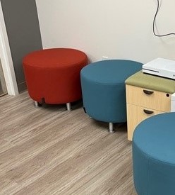Red Ottoman