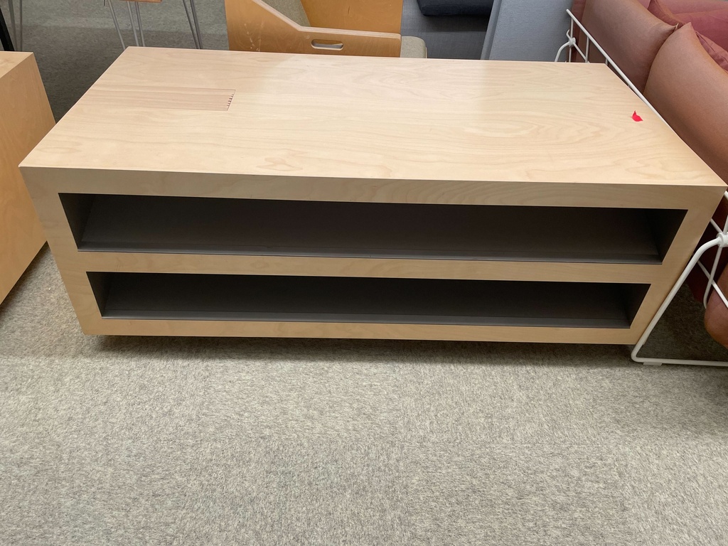 Large Coffee Table w/ Hidden Outlets