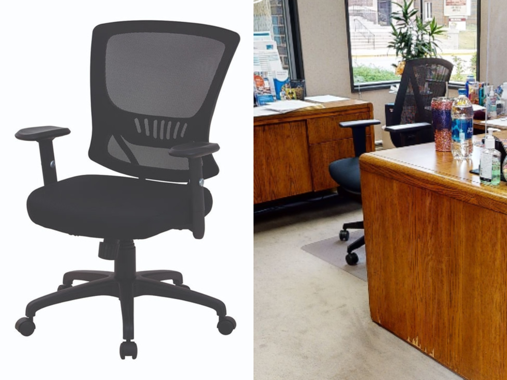 Black Mesh Task Chair