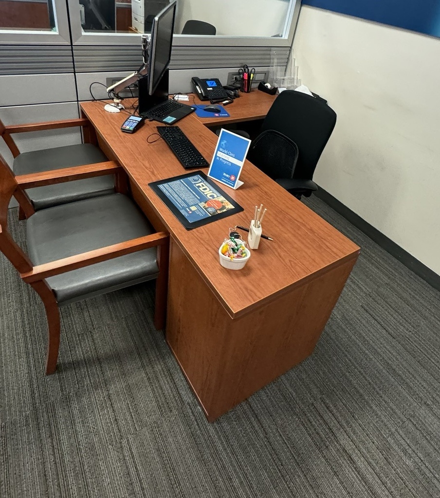 Left Hand L-Shape Desk