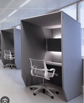 BuzziBooth, Single, Sound Proof Workstation (photo representation)