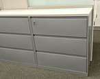 W 72 X D 18 X H 40 File Cabinet (6 drawer) w/common top