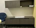 Overhead and Cabinet (Hutch W 60 X D 16 X H 15|Cabinet W 60 X D 18 X H 23)