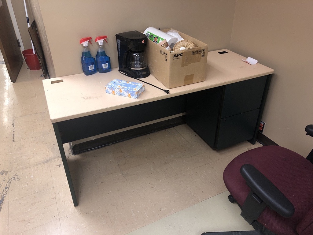 Desk 1Ped Drawer