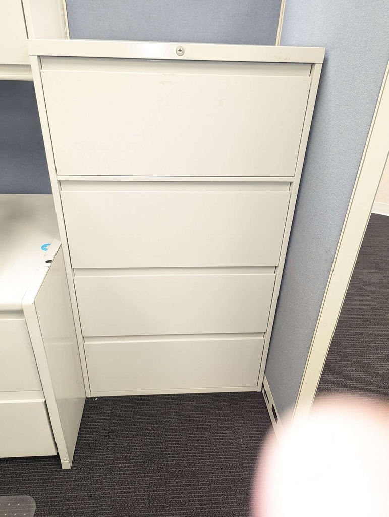 STEELCASE LATERAL FILES 30"W, 4 DRAWER FILES