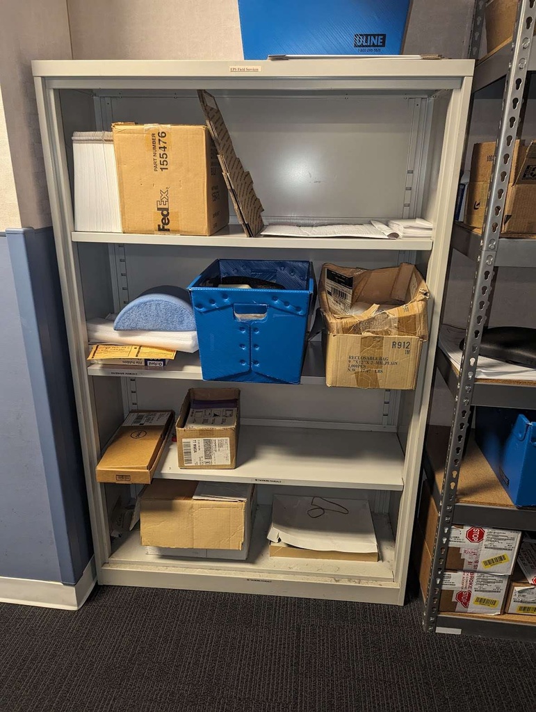 STEELCASE  BOOKCASE 48"W X 5 HIGH