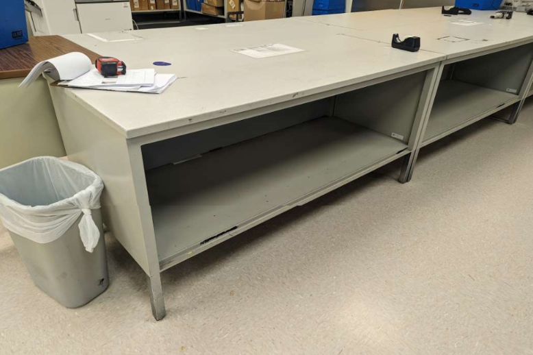 MAIL ROOM TABLES