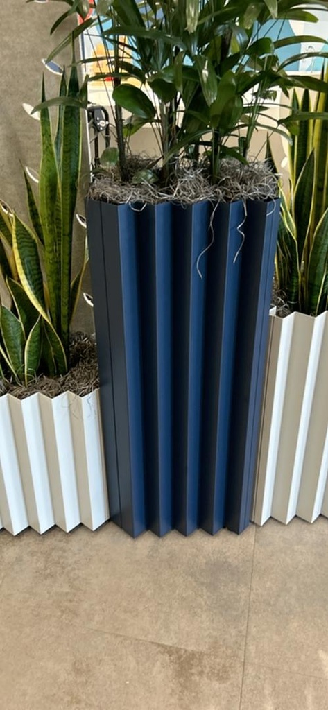 Large Blue Planter