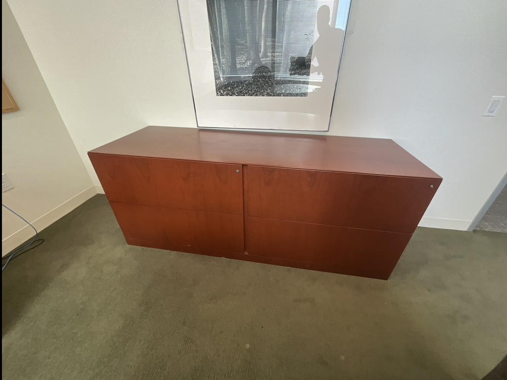 Credenza, 2-Drawer Lateral Cabinetry