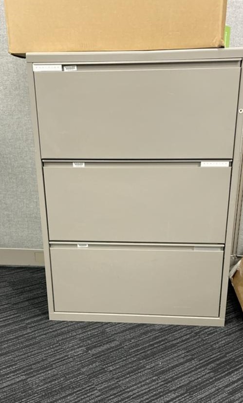 Lateral File Cabinet - 3 High