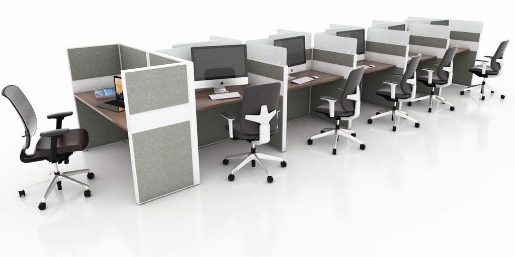 Steelcase Call Center Station (8ft) (photo representation)