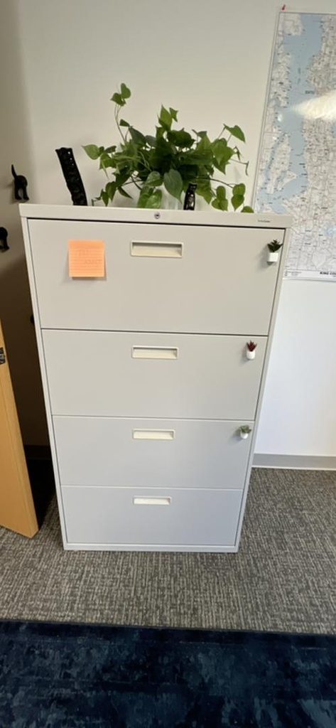 4 Drawer Filing Unit