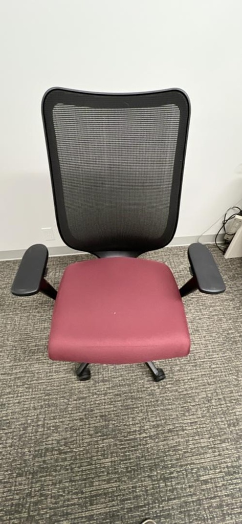 Red and Black Task Chair