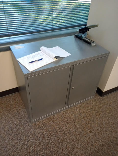 Storage cabinet small metal