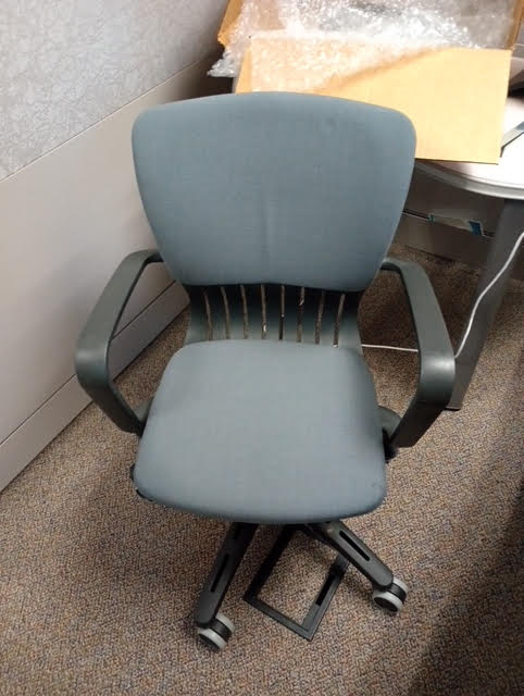 Grey task chair