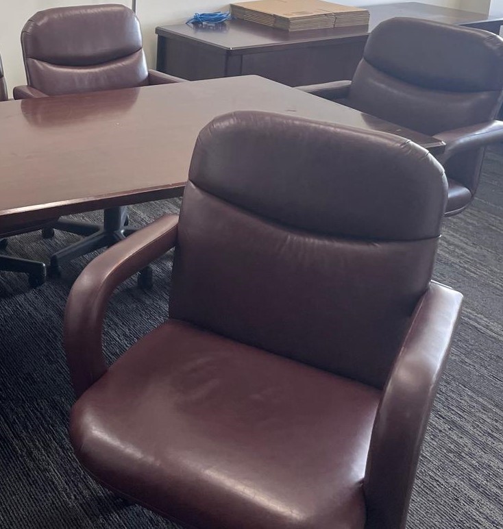 Faux Leather Meeting Chair