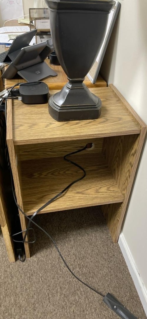 Side table - one shelf