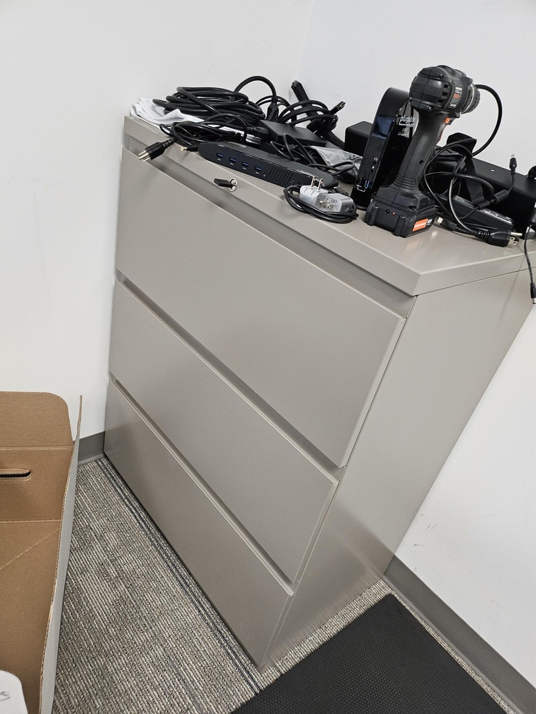 3-Drawer Haworth Lateral File Cabinet