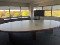 Oval Board Room table