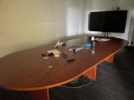Oval Board Room Table