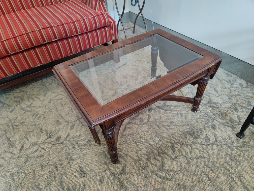 Coffee Table Glass 32x22x17