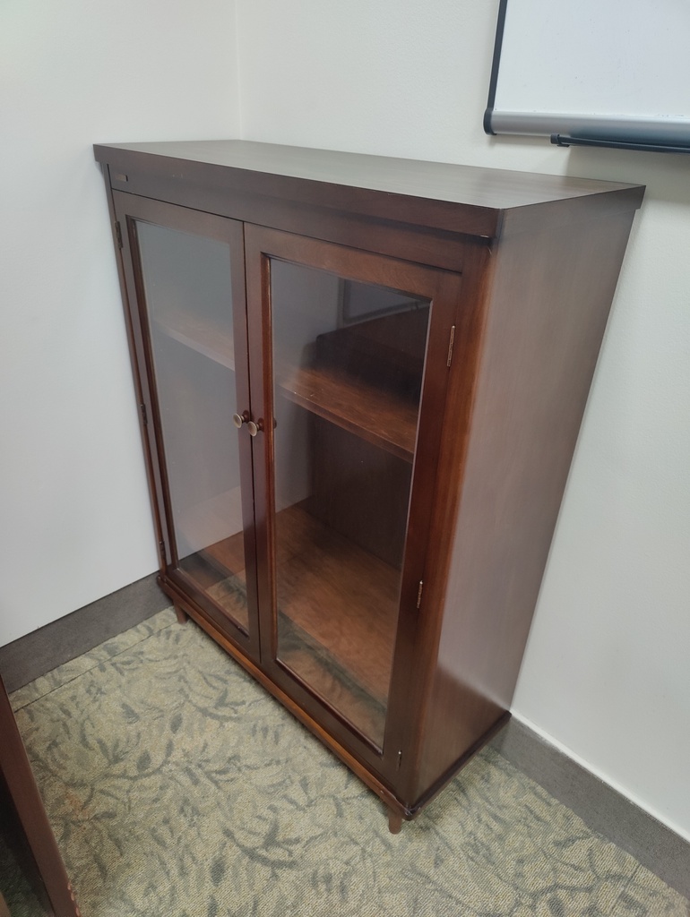 Glass 2 Door Cabinet 37x14x50