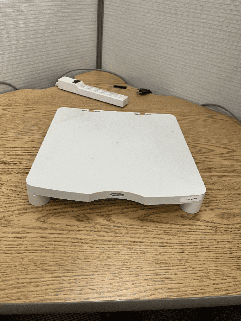 Plastic Laptop Stand white