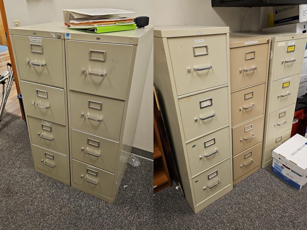 Assorted Filing Cabinets