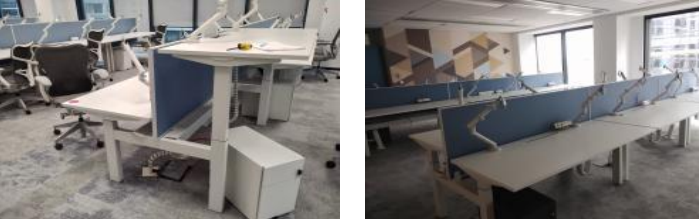 Desk - Sit/Stand with Frame (Pod of 2)