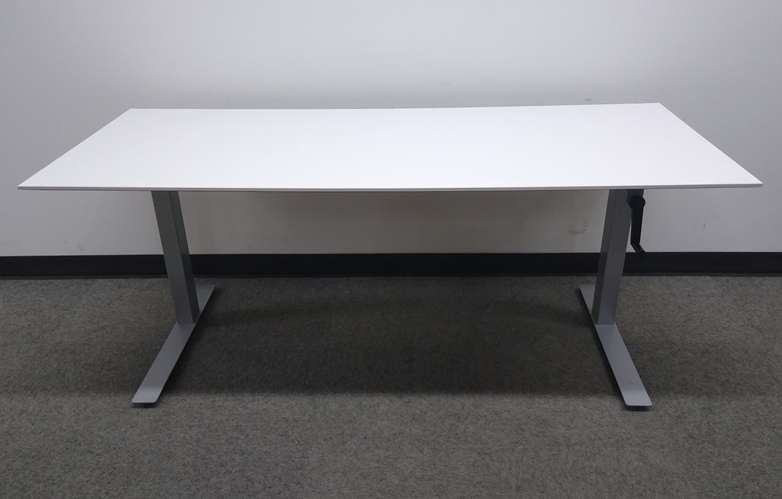 Desk, BLT, Knoll, 60x30, White, Crank Base