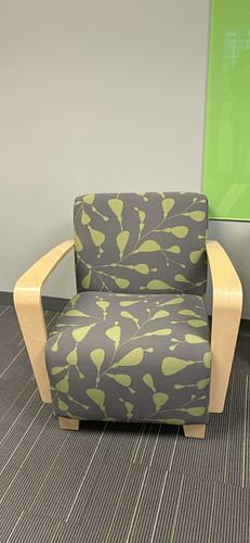 Lounge Chair w/ Wood Frame