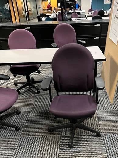 Steelcase Turnstone (purple and blue)