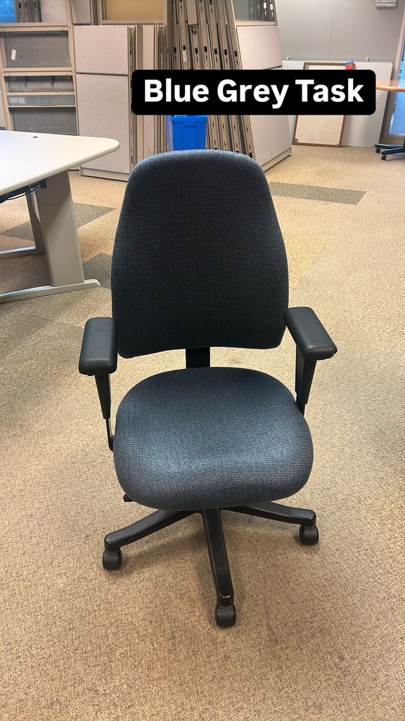 Blue Grey Task Chair