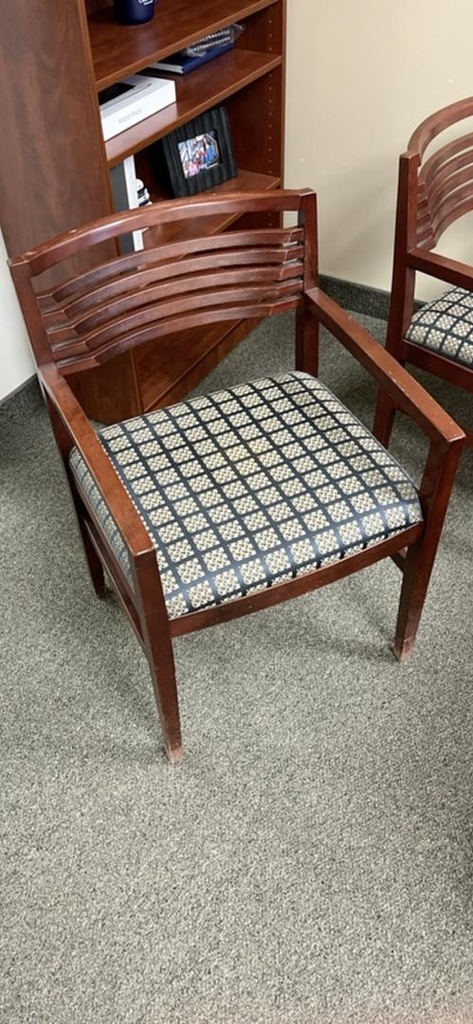 Side Chair - Plaid Cushion