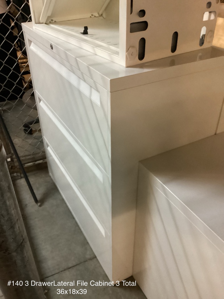 3-Drawer Lateral File Cabinet