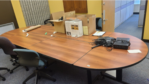 Boardroom table - 13'x5' (6 sections)