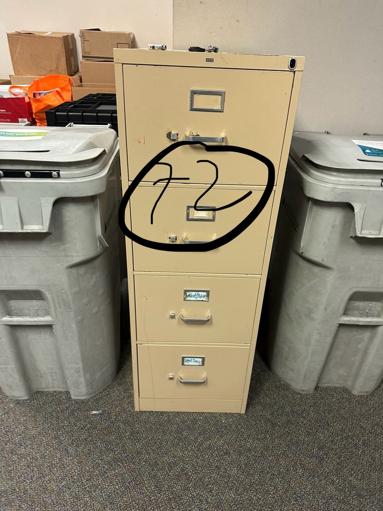 File Cabinet - 4 drawer vertical