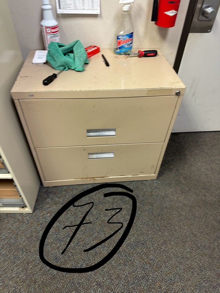 File Cabinet - 2 drawer beige