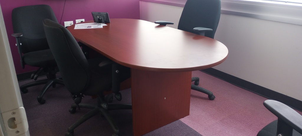 3' x 6' wood conference table