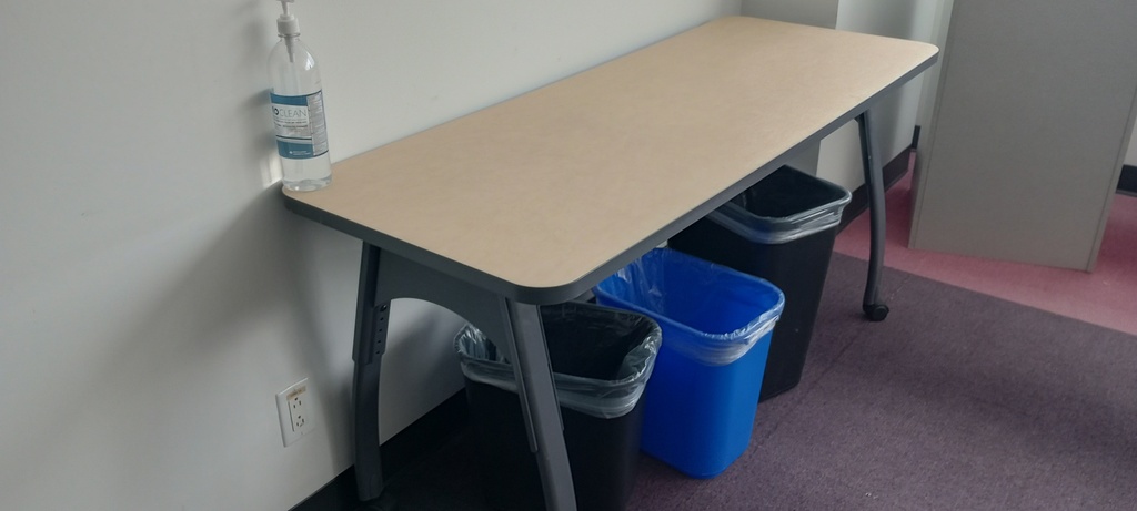 2' x 4" wood/metal table