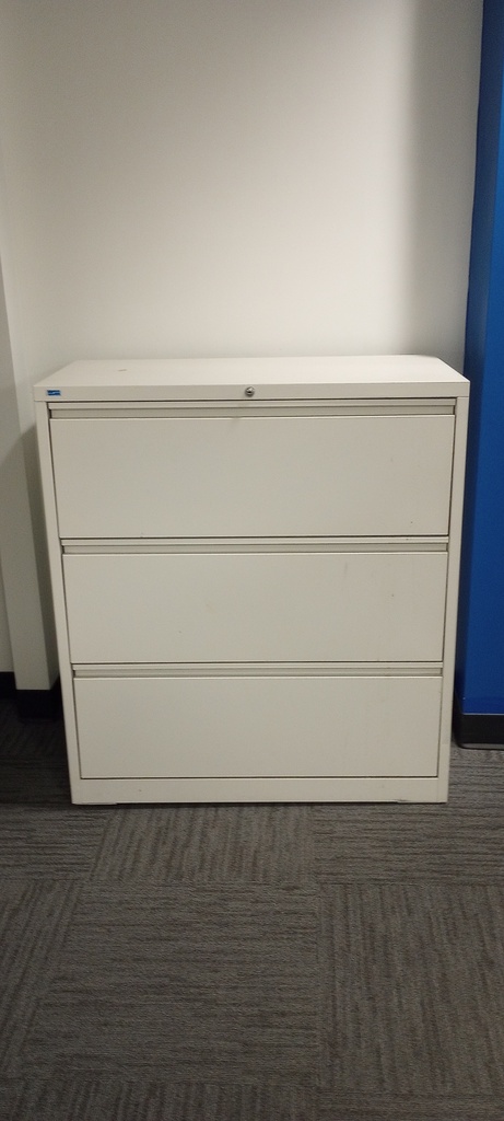 3H lateral metal filing cabinets