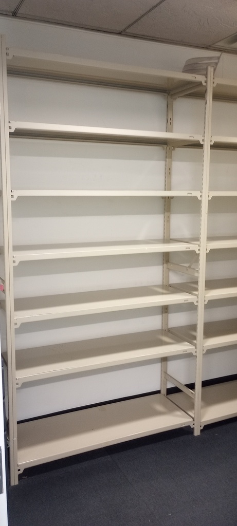 tall metal shelving/racking
