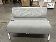 TEKNION ZONES BENCH - LOW BACK/GREY/WHITE LEGS