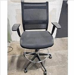 Wit, Midback, Extended Stool Kit, Mesh Back, Basic, Height Adj Arms