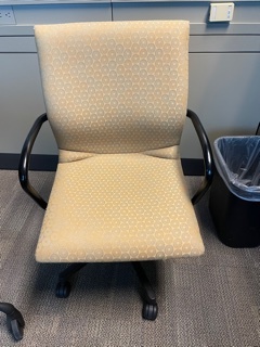 Task Chair Steel Case Protégé V Yellow (Qty: 2)