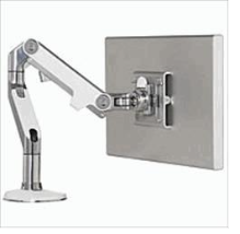 M8 - Single Monitor Arm, Clamp Mount; up to 40 lbs.