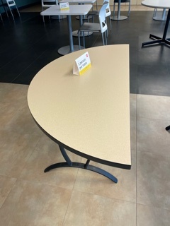 Half Round Table Café 48'' (Qty: 3)