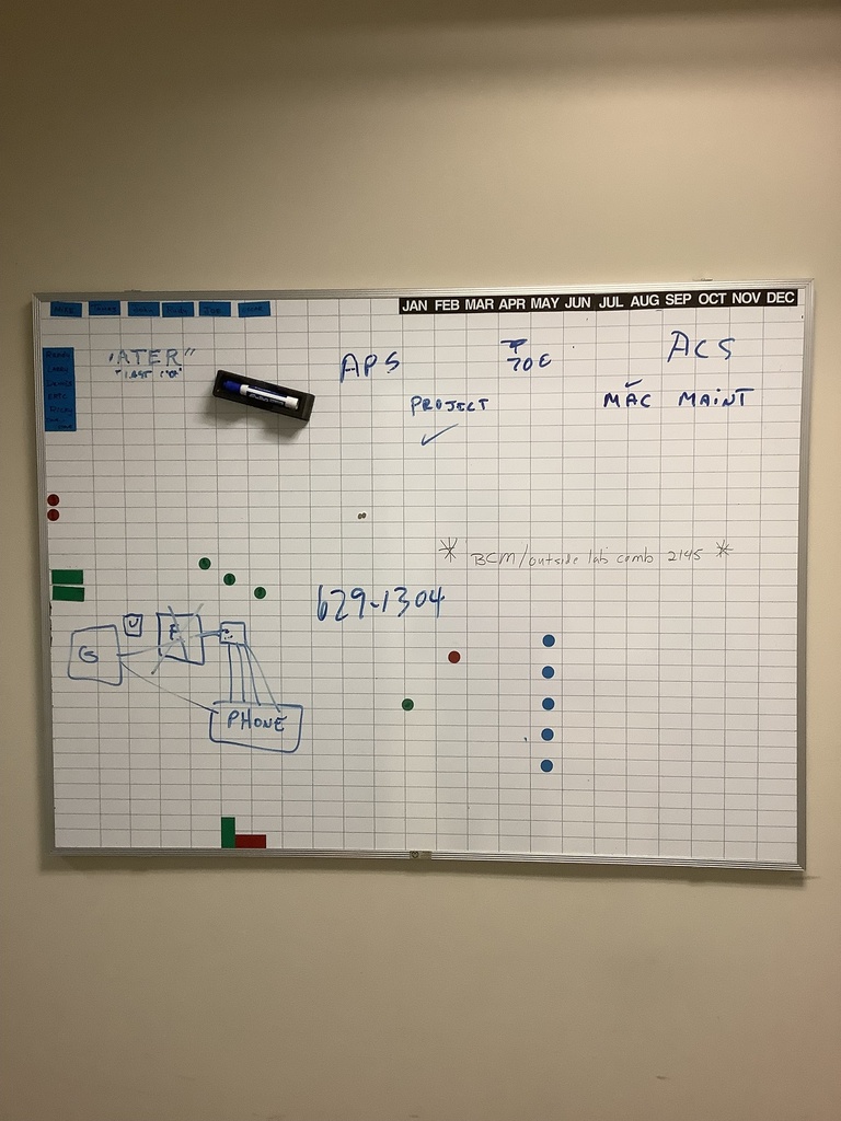 White Board - Grid Pattern